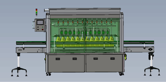 آلة تعبئة الزجاجات الأوتوماتيكية القابلة للتخصيص لإمداد الطاقة كريم AC220V
